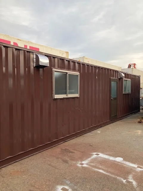 兵庫県の建設現場事務所の設置事例