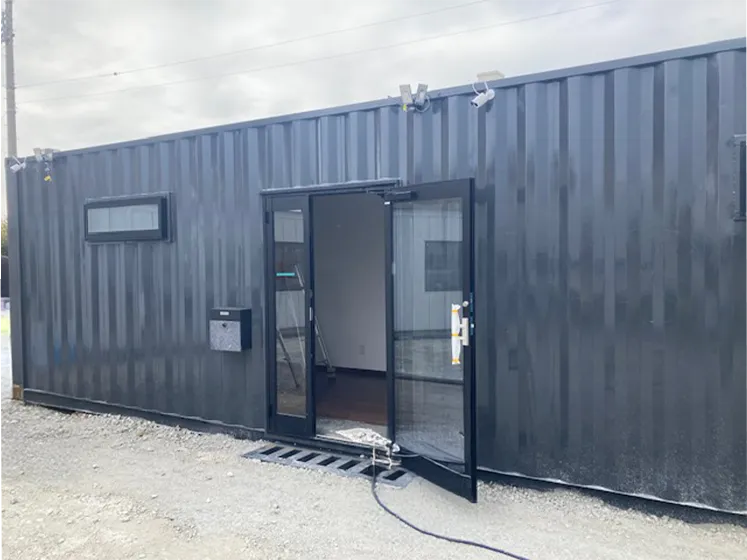 大阪府の仮設宿泊施設の設置事例